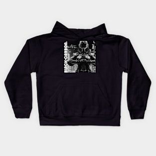 Black Carbon Cyberpunk Assassin 003 Kids Hoodie